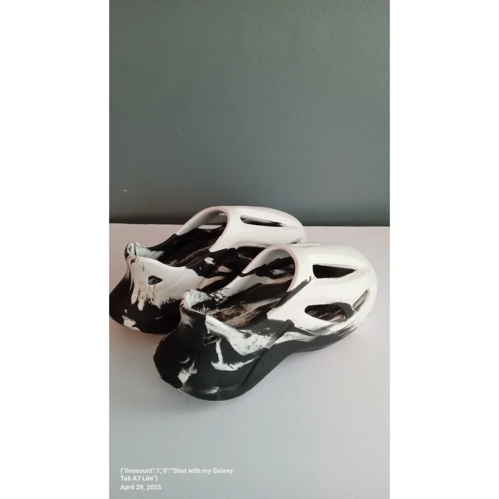 Unique Marble Swirl Slides Slip On Sandals‎ Comfort Casual Shoes
